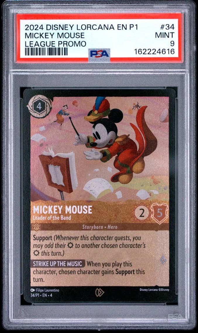 Mickey Mouse - Leader of the Band, PSA 9