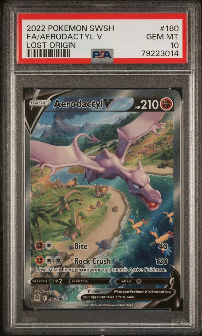 Full Art/Aerodactyl V, PSA 10