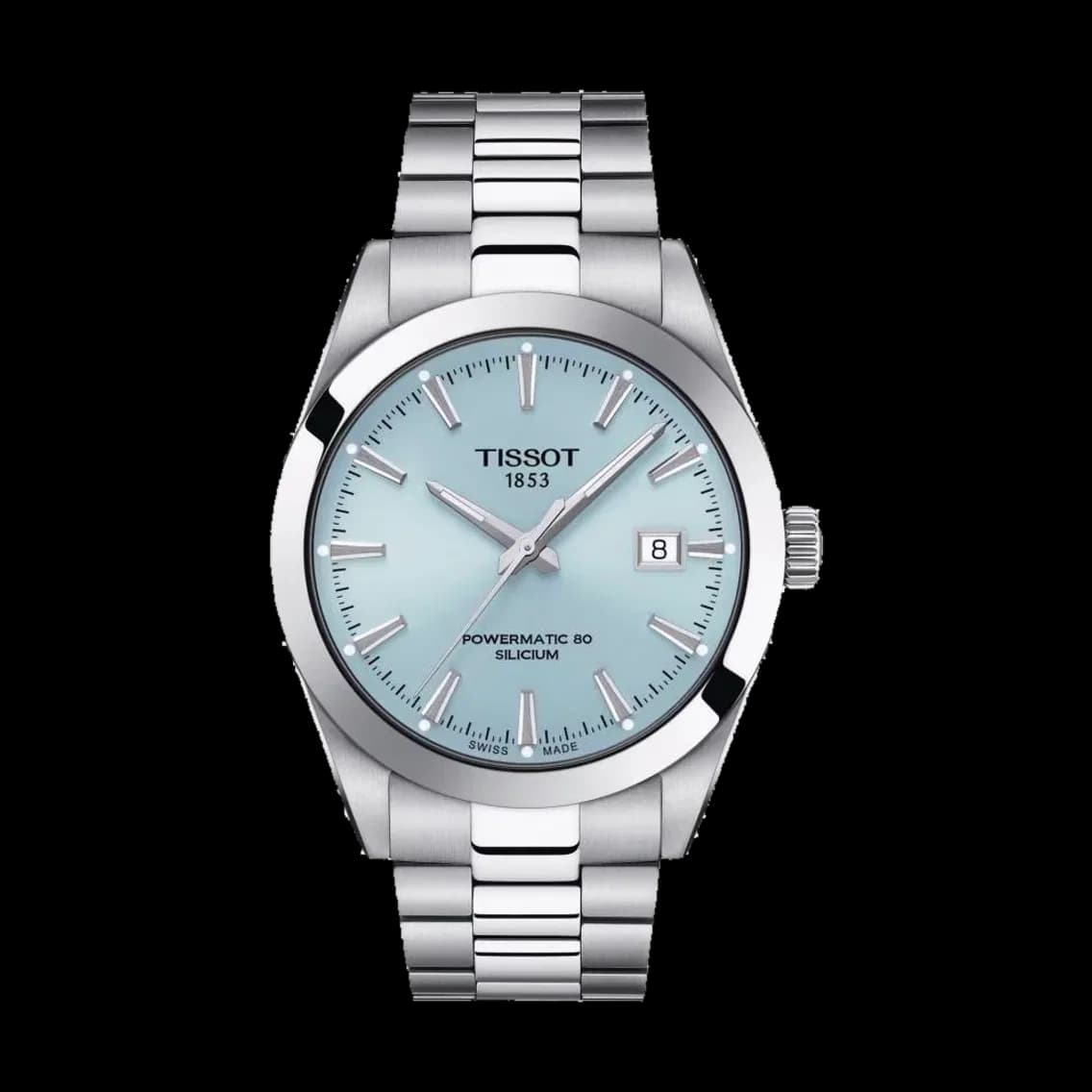Tissot Gentleman Powermatic 80 Silicium 40mm - Ice Blue on Bracelet, TEDDY BALDASSARRE 10