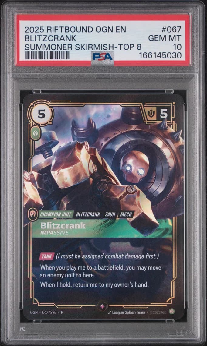Blitzcrank - Impassive, PSA 10