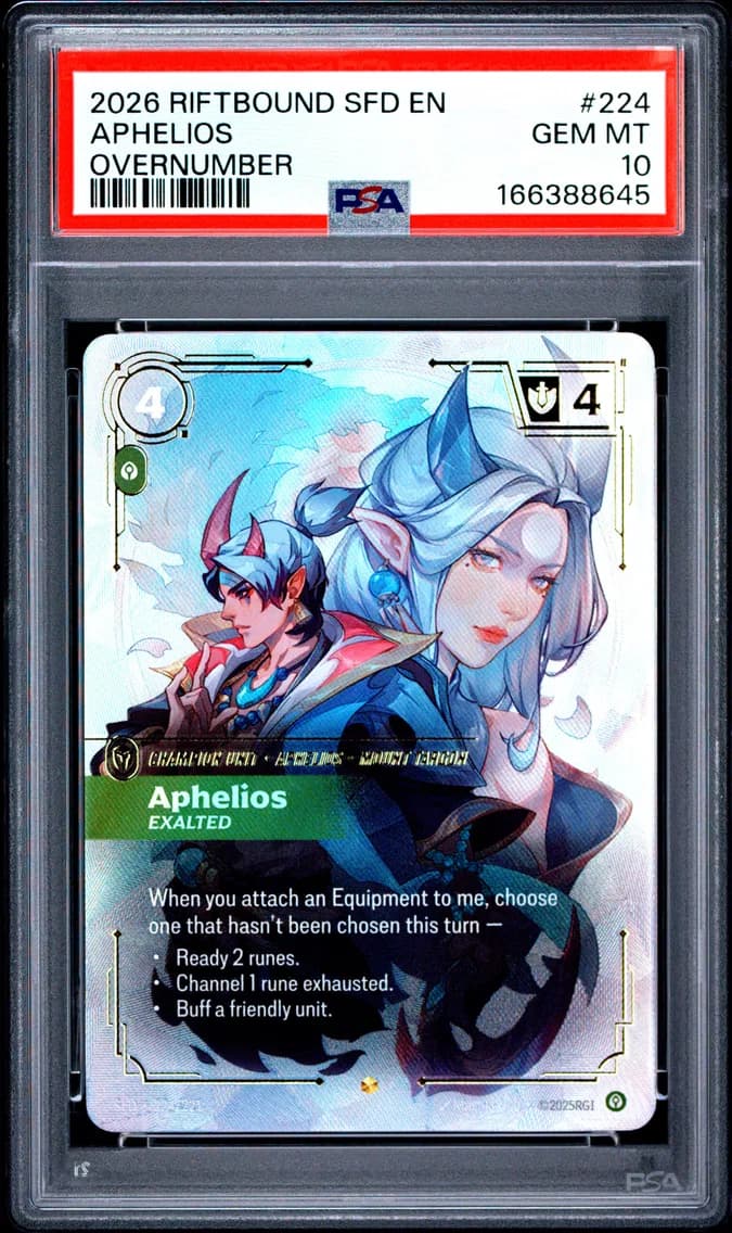 Aphelios - Exalted, PSA 10