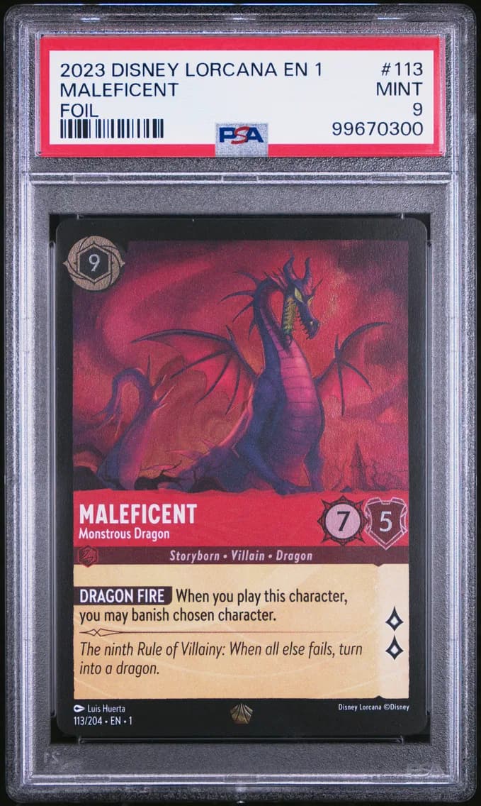 MALEFICENT, PSA 9