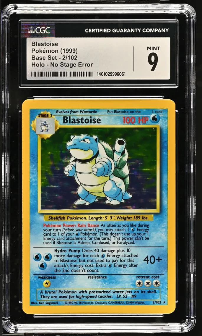 Blastoise, CGC 9