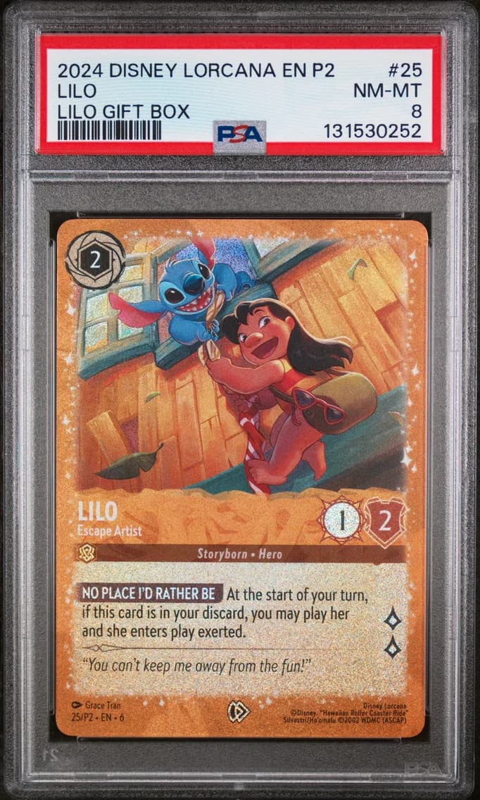 Lilo - Escape Artist, PSA 8
