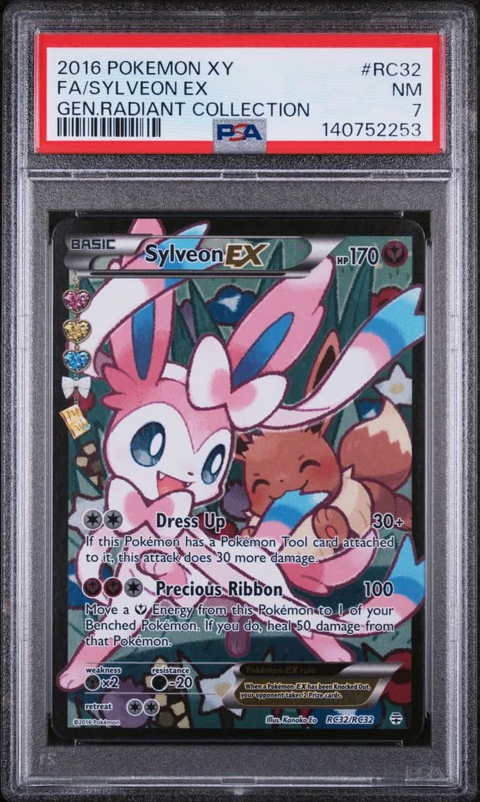 Full Art/Sylveon EX, PSA 7