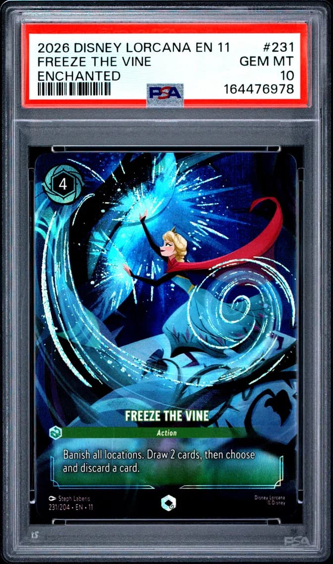 Freeze the Vine, PSA 10