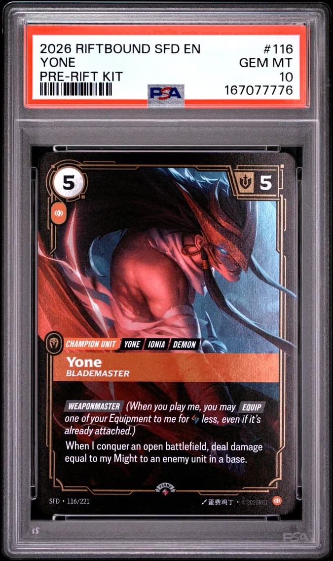 Yone - Blademaster, PSA 10