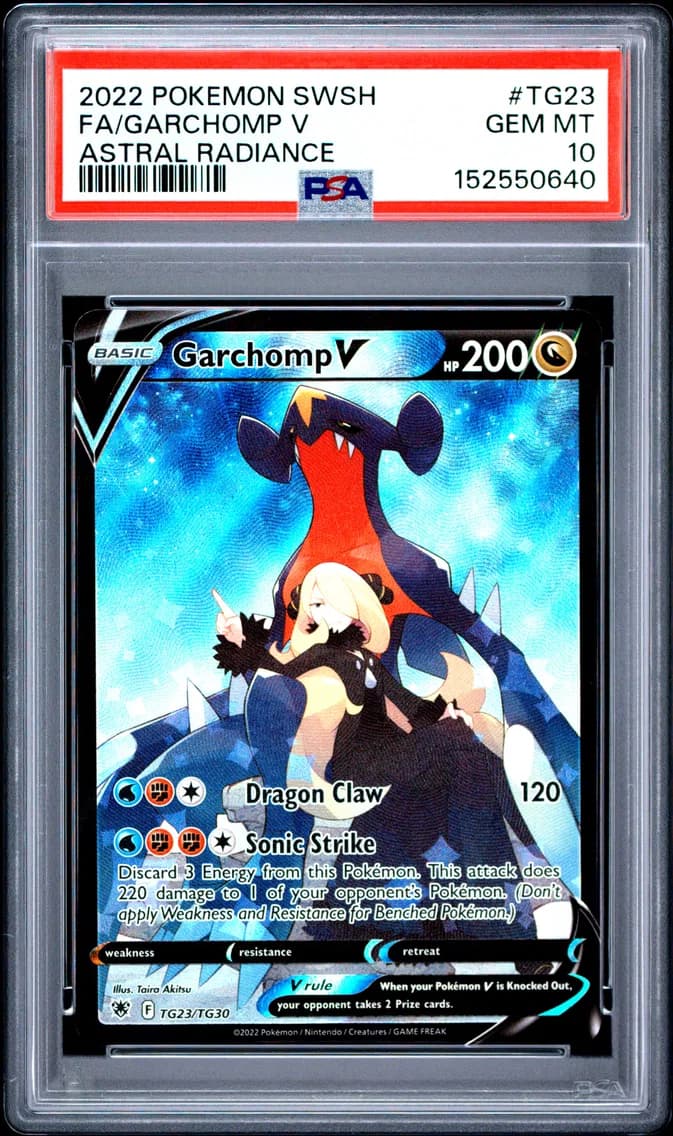 Full Art/Garchomp V, PSA 10