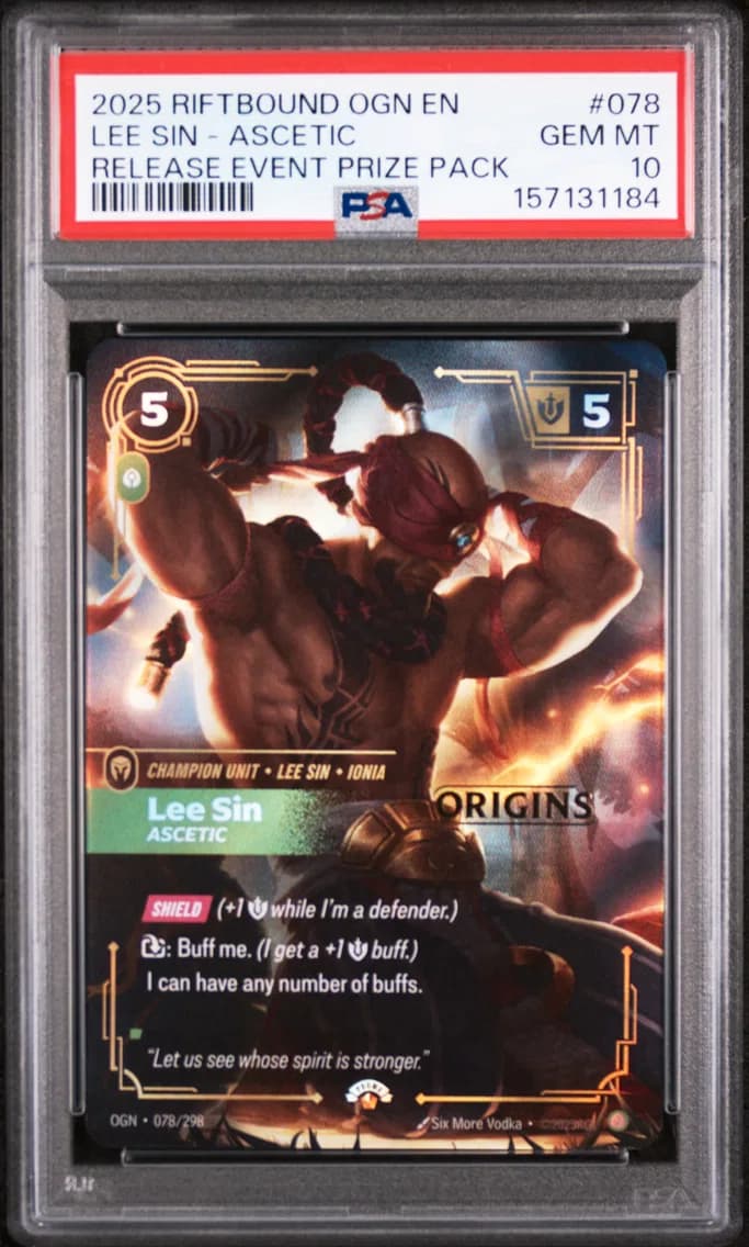 Lee Sin - Ascetic, PSA 10