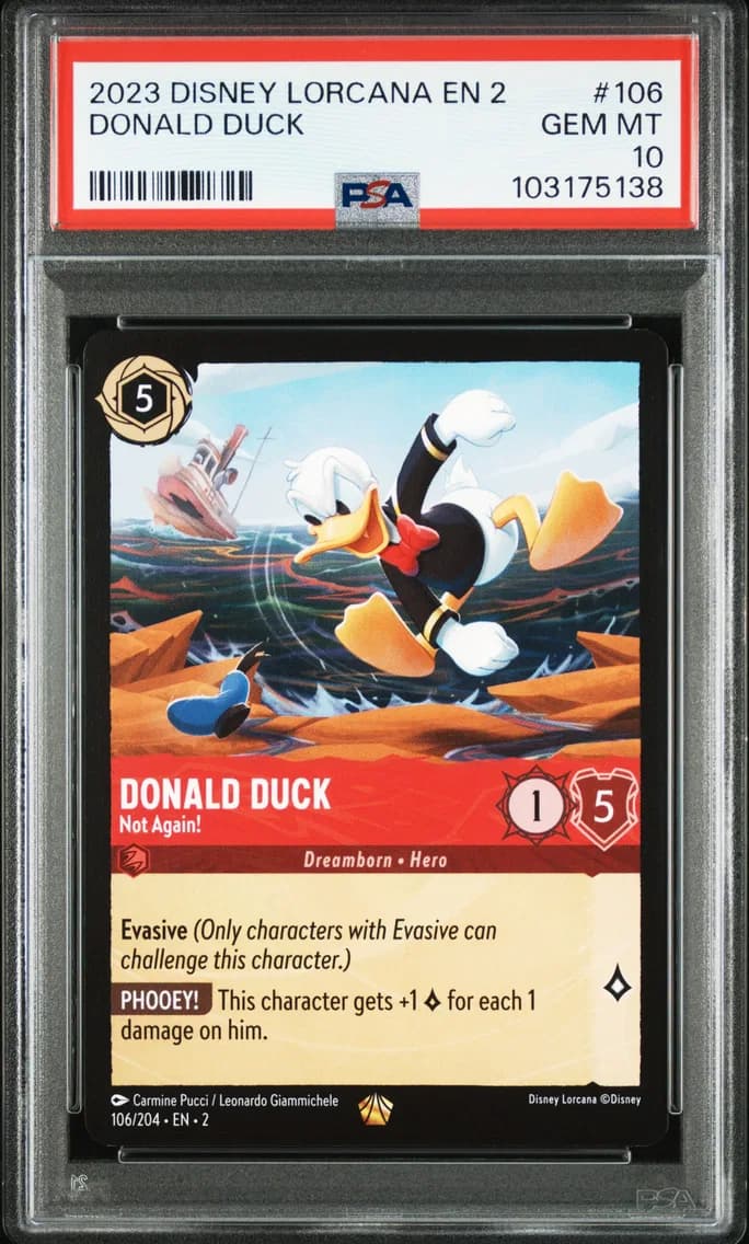 Donald Duck - Not Again!, PSA 10