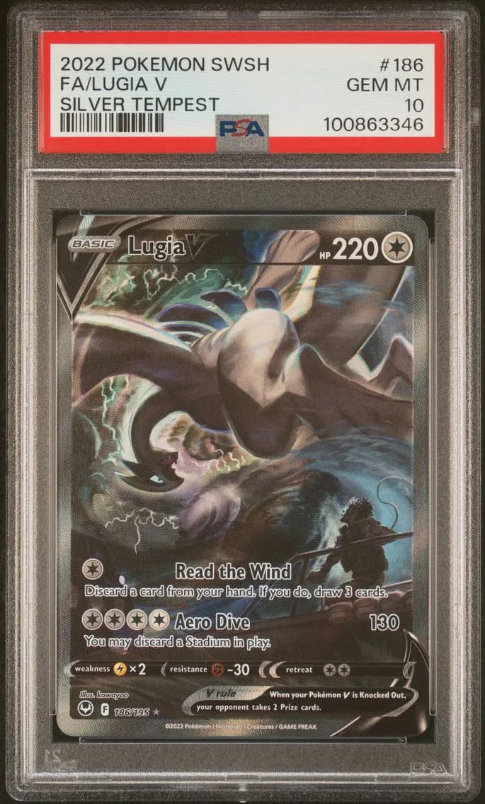 Full Art/Lugia V, PSA 10