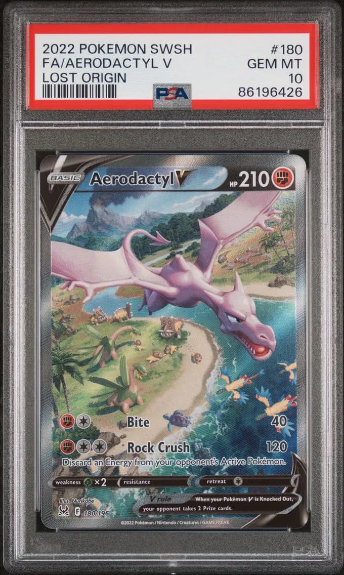 Full Art/Aerodactyl V, PSA 10