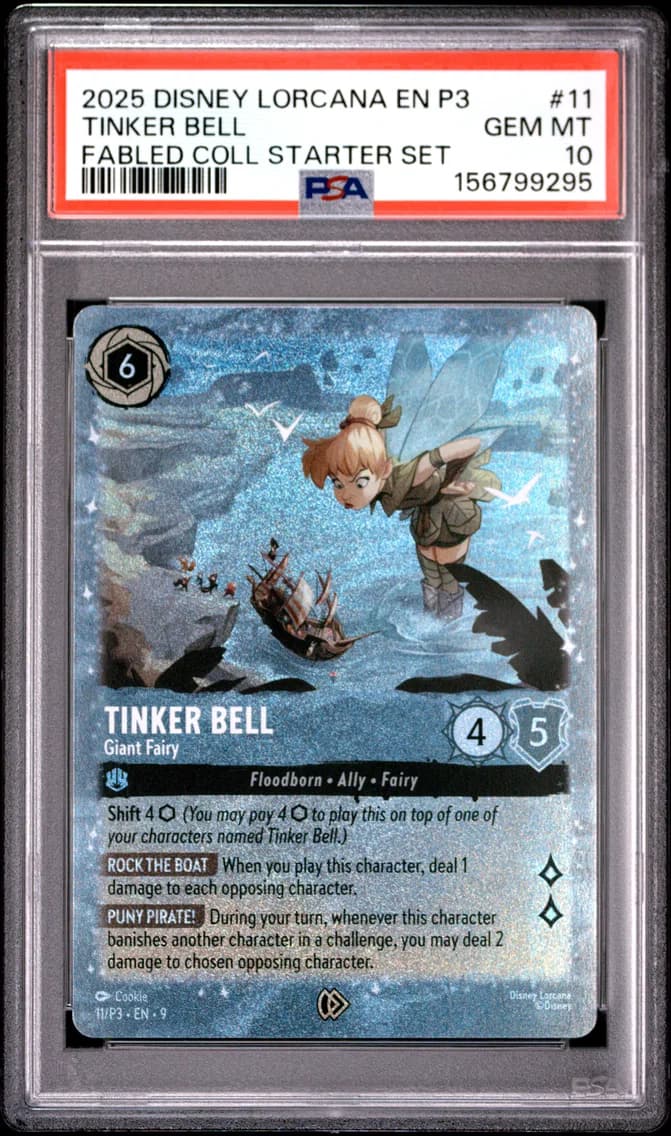 Tinker Bell - Giant Fairy, PSA 10