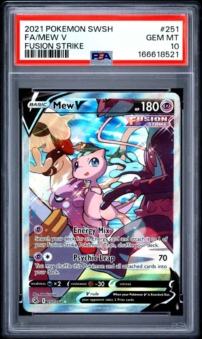 Full Art/Mew V, PSA 10