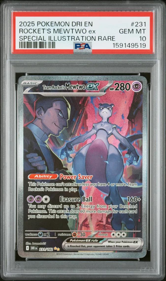 Team Rocket's Mewtwo EX, PSA 10