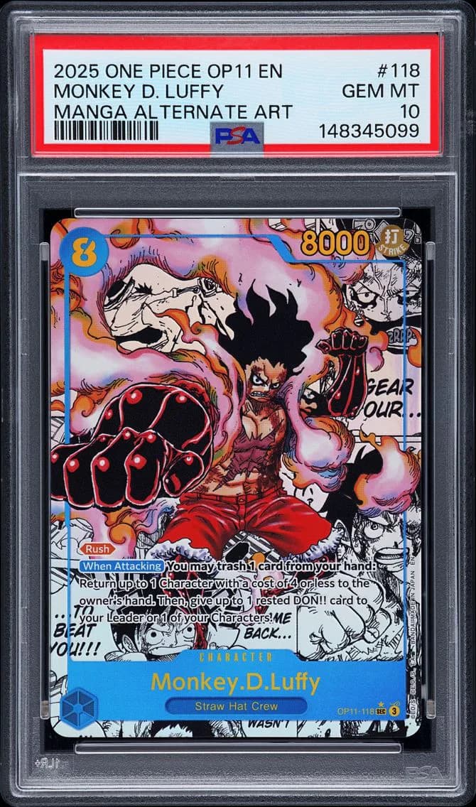 Monkey D. Luffy, PSA 10