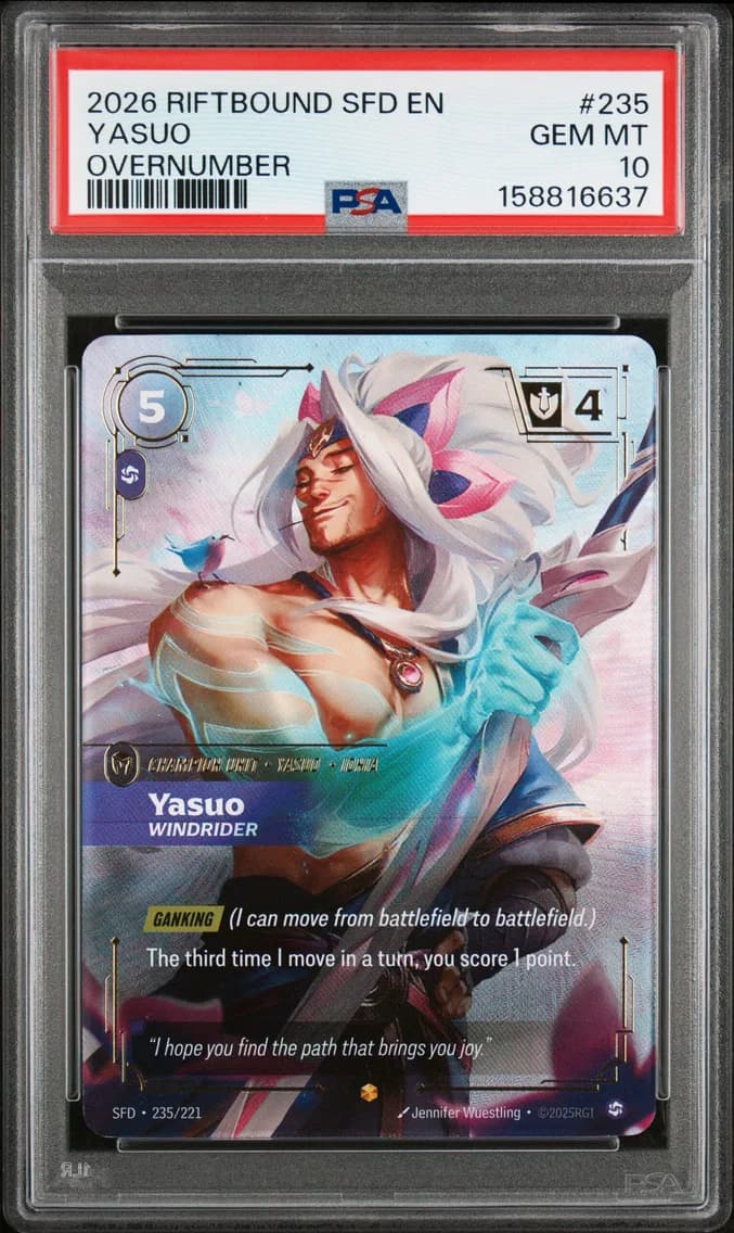 Yasuo - Windrider, PSA 10