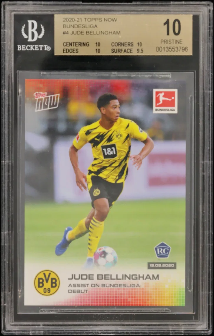 Jude Bellingham/12793* BGS 10 Topps Now Bundesliga, BGS 10