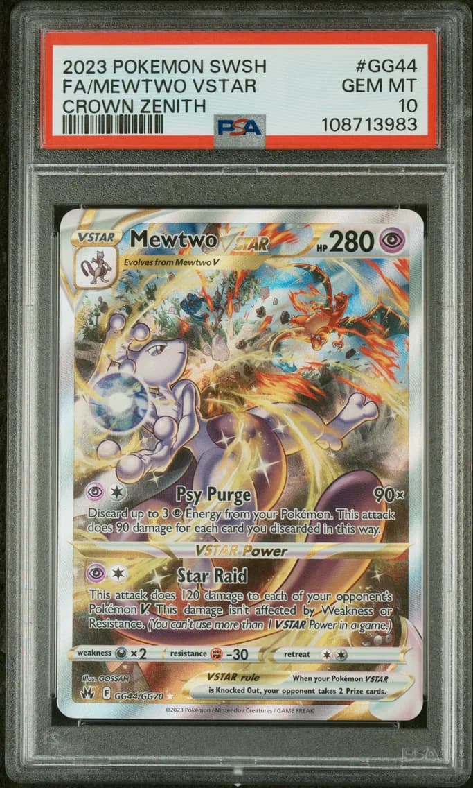 Full Art/Mewtwo Vstar, PSA 10