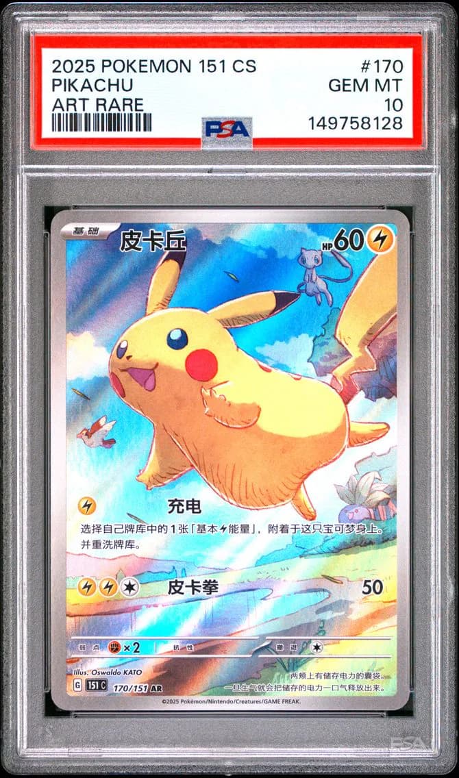 Pikachu, PSA 10