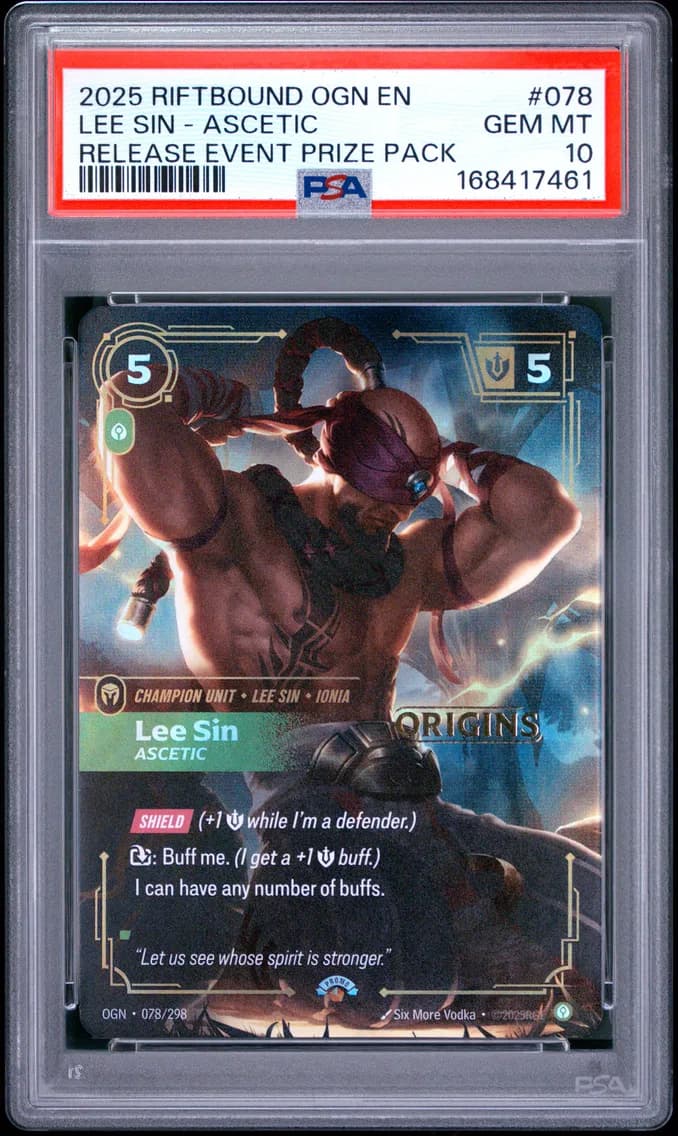 Lee Sin - Ascetic, PSA 10