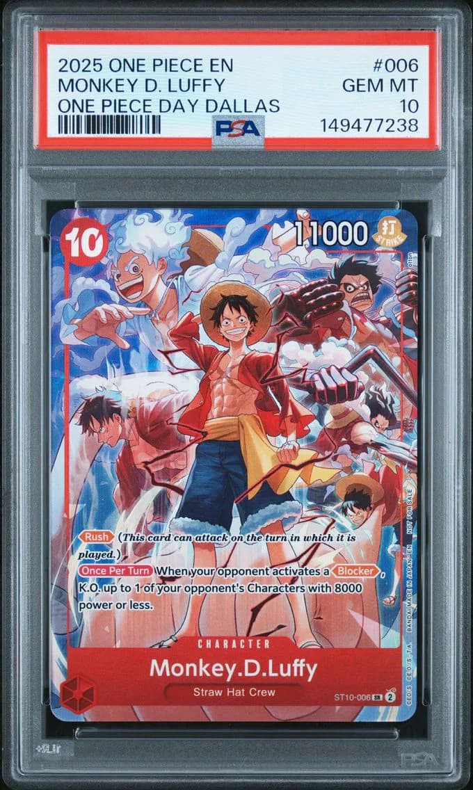 Monkey D. Luffy, PSA 10