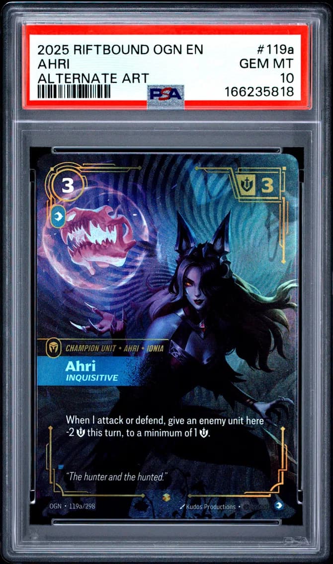 Ahri - Inquisitive, PSA 10
