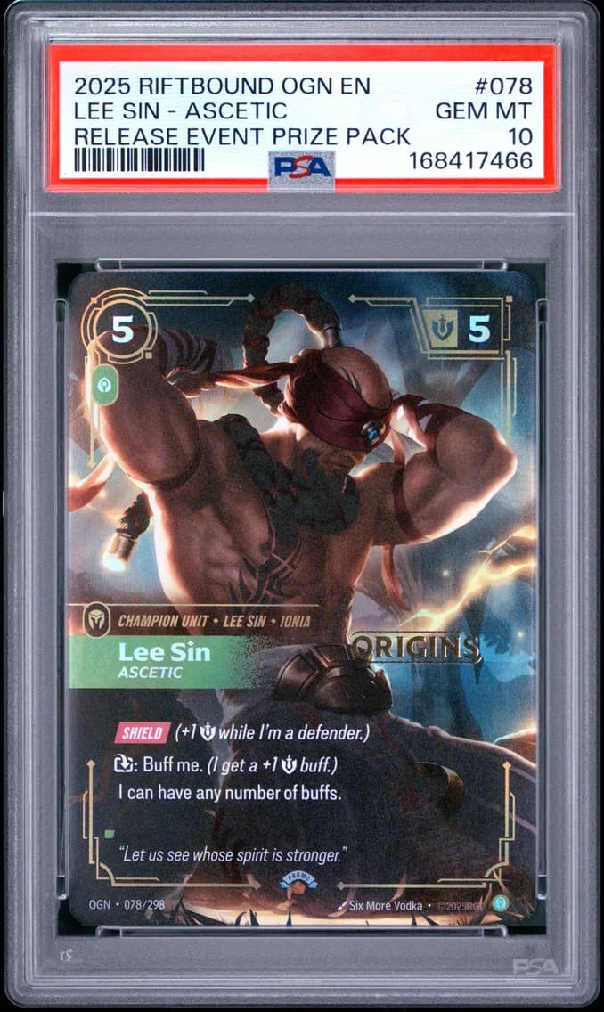Lee Sin - Ascetic, PSA 10