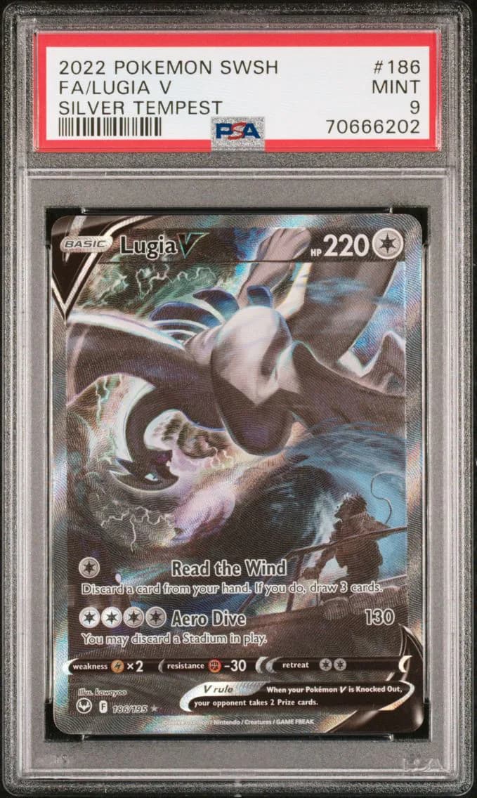 Full Art/Lugia V, PSA 9