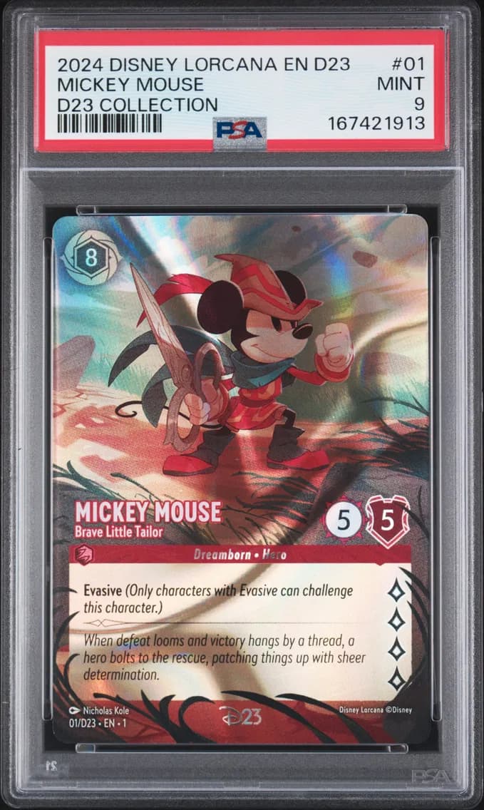 Mickey Mouse - Brave Little Tailor, PSA 9