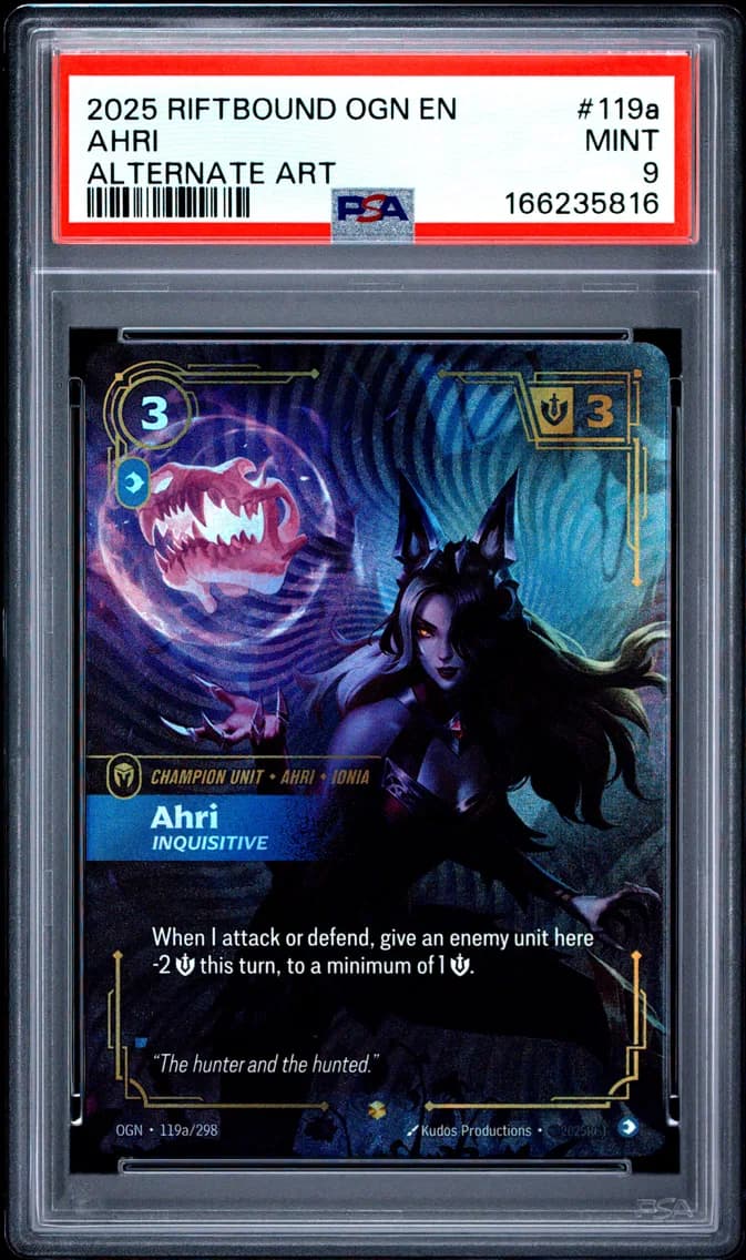 Ahri - Inquisitive, PSA 9