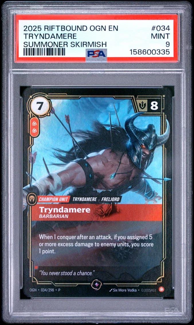 Tryndamere - Barbarian, PSA 9