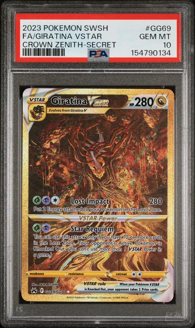 Full Art/Giratina Vstar, PSA 10
