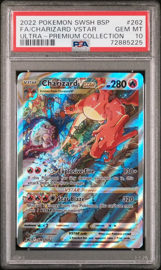Full Art/Charizard Vstar, PSA 10