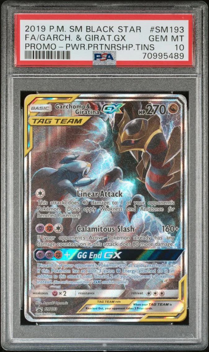 Full Art/Garchomp & Giratina GX, PSA 10