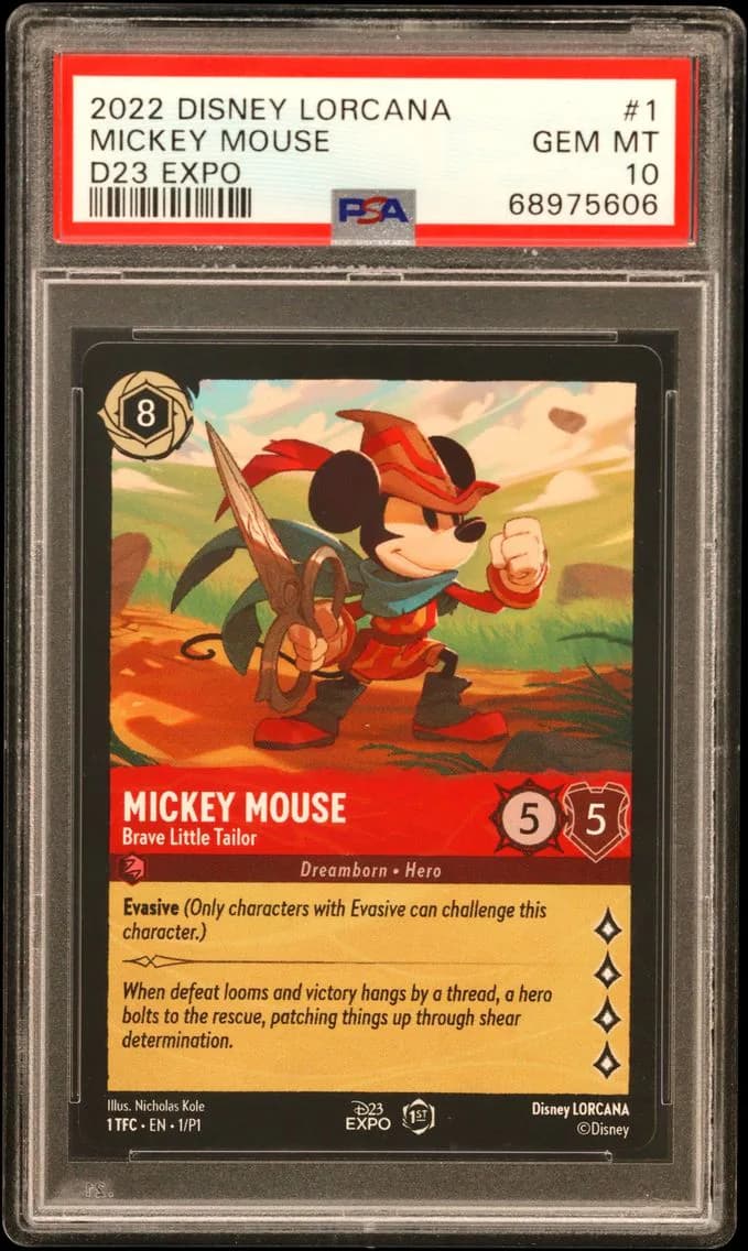 Mickey Mouse - Brave Little Tailor, PSA 10