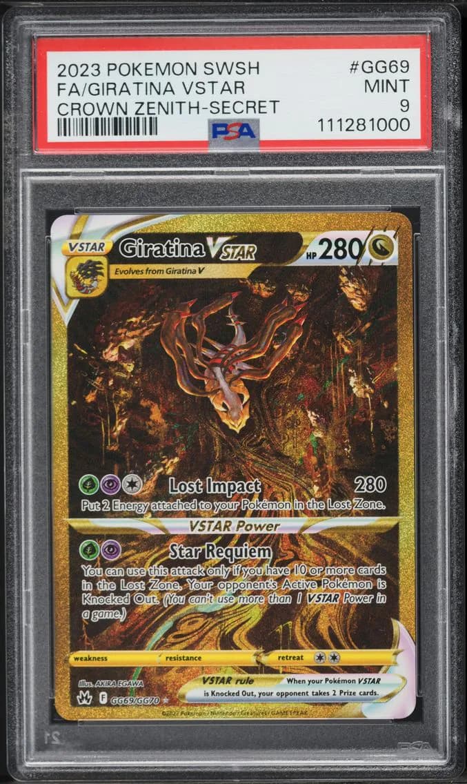 Full Art/Giratina Vstar, PSA 9