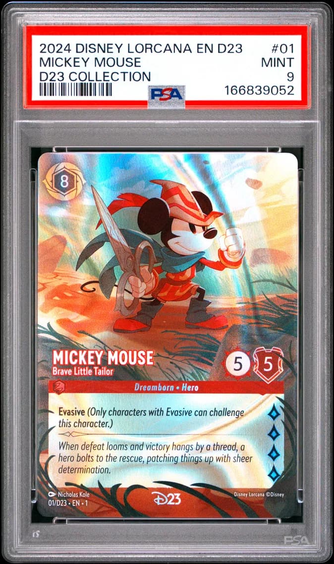 Mickey Mouse - Brave Little Tailor, PSA 9
