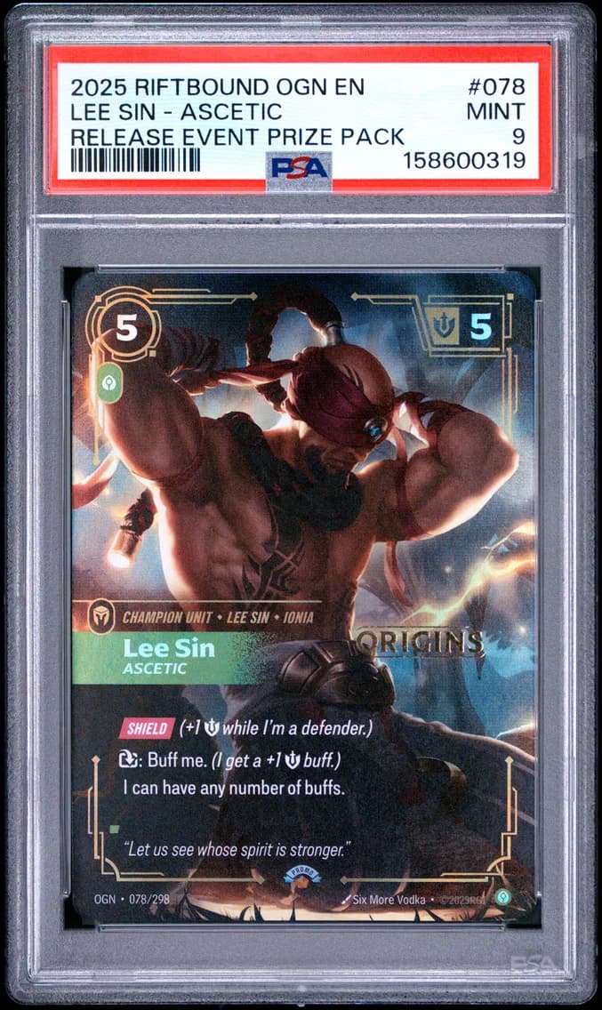 Lee Sin - Ascetic, PSA 9