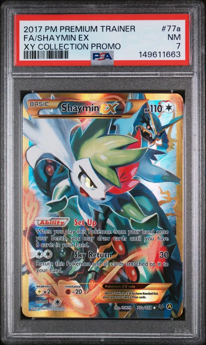 Full Art/Shaymin EX, PSA 7