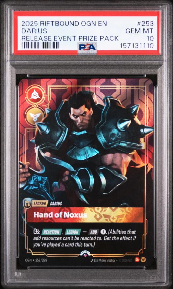 Darius - Hand of Noxus, PSA 10