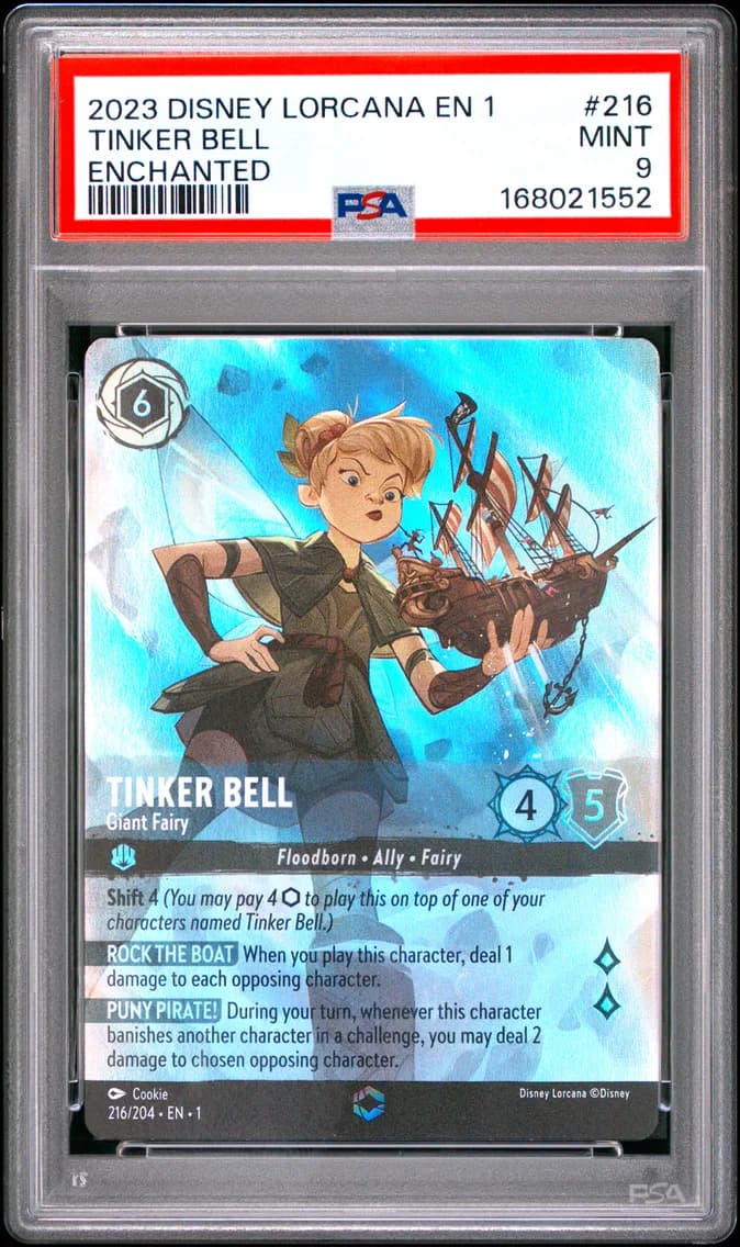 Tinker Bell - Giant Fairy, PSA 9