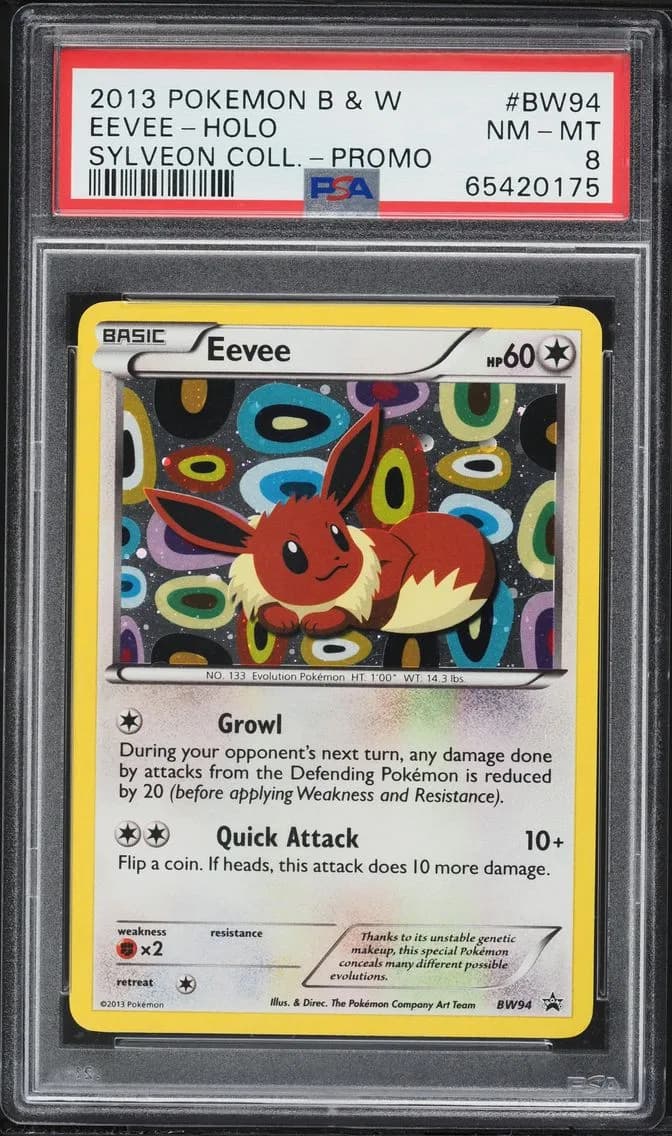 Eevee-Holo, PSA 8