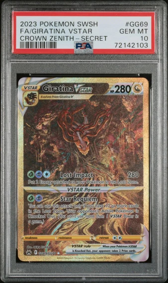 Full Art/Giratina Vstar, PSA 10