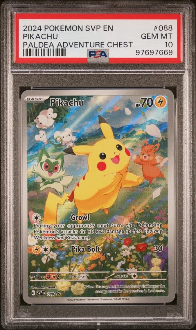 Pikachu, PSA 10