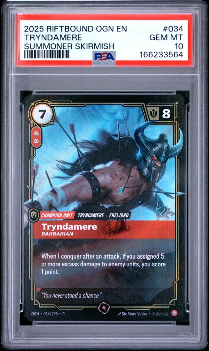 Tryndamere - Barbarian, PSA 10