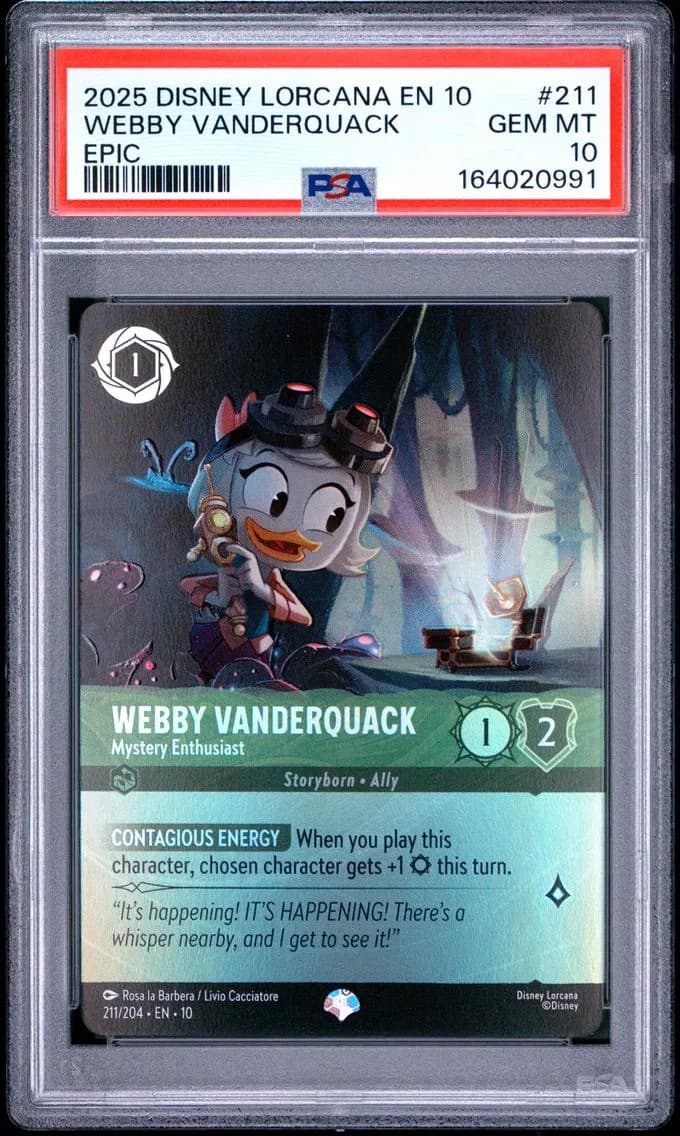 WEBBY VANDERQUACK, PSA 10
