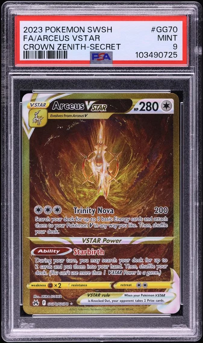 Full Art/Arceus Vstar, PSA 9