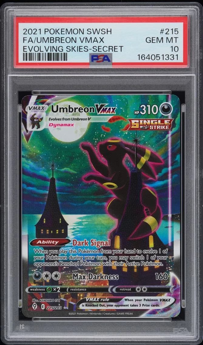 Full Art/Umbreon Vmax, PSA 10