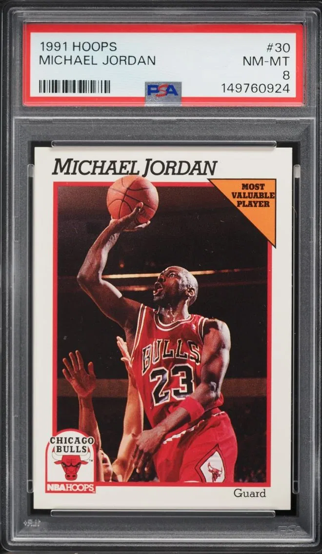 Hoops Michael Jordan #30, PSA 8